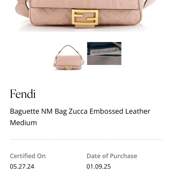 Fendi baguette Medium - Picture 9 of 10